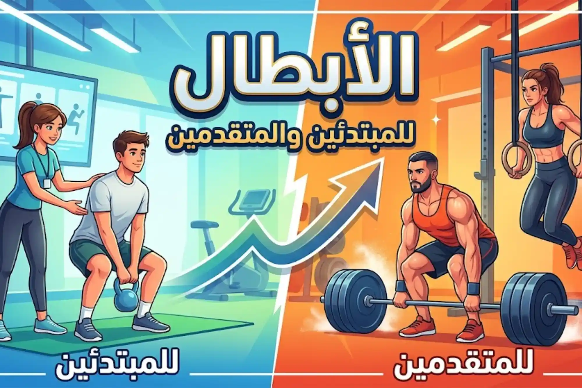 الأبطال للمبتدئين والمتقدمين